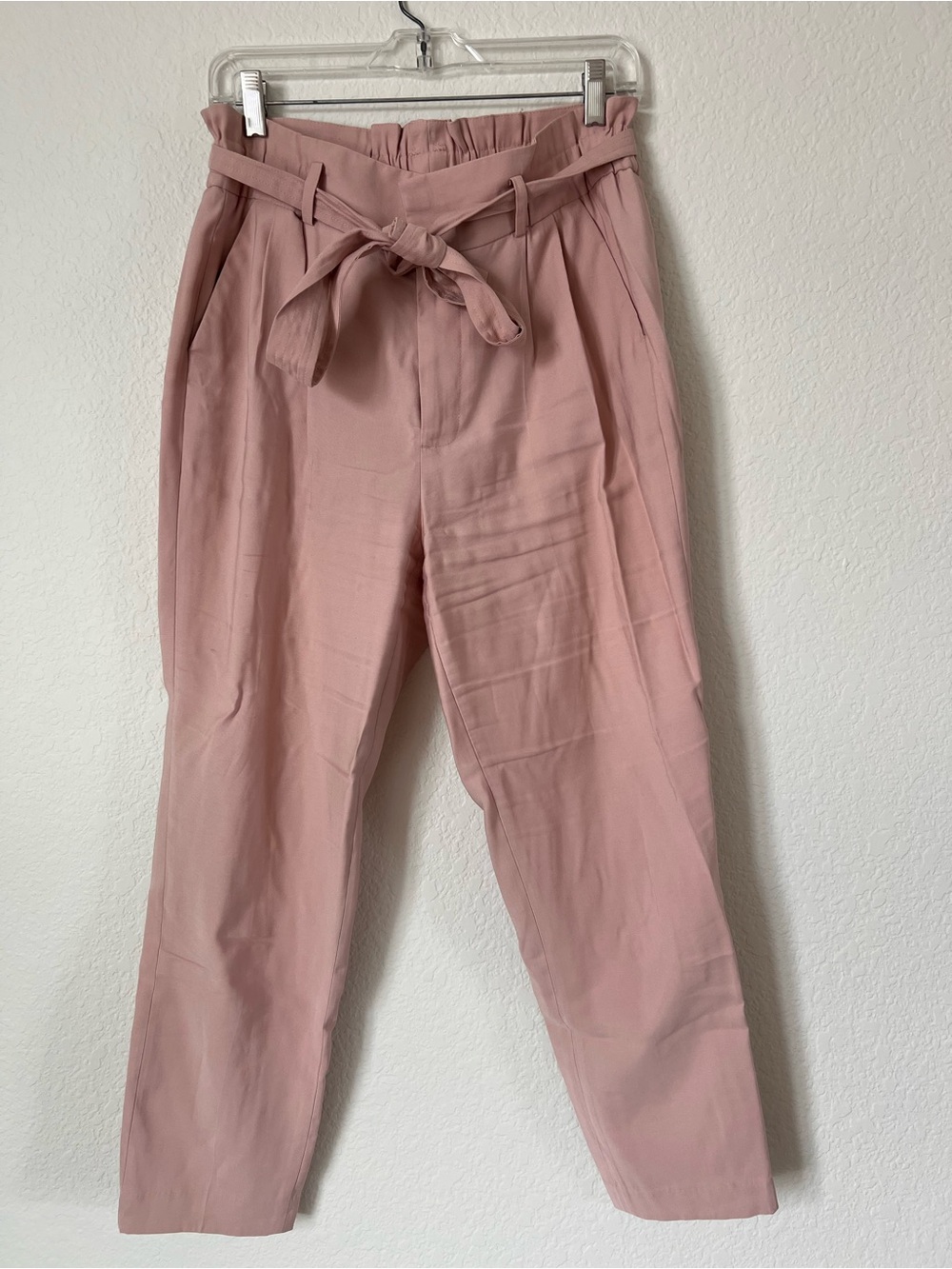 Calvin Klein High-Waist Tie Pants